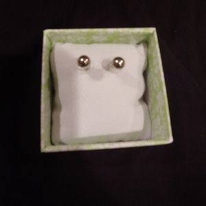 Silver earrings